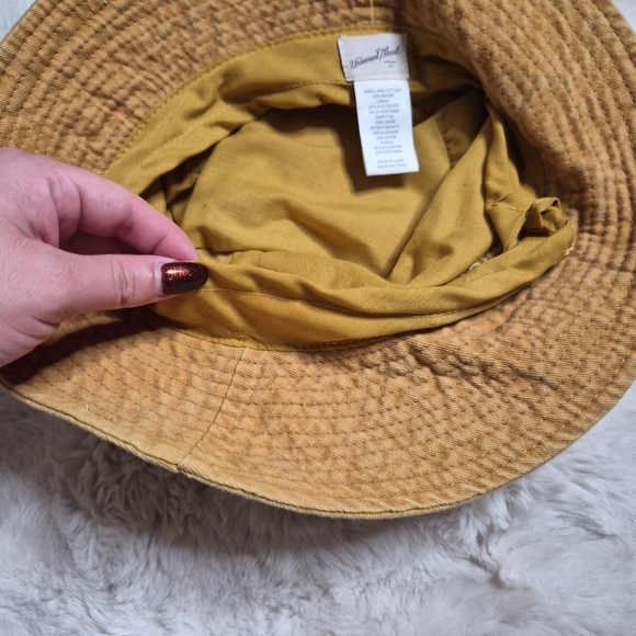 Mustard Yellow Bucket Hat Universal Thread Cotton Blend Fall Spring Summer Stree - Picture 8 of 9